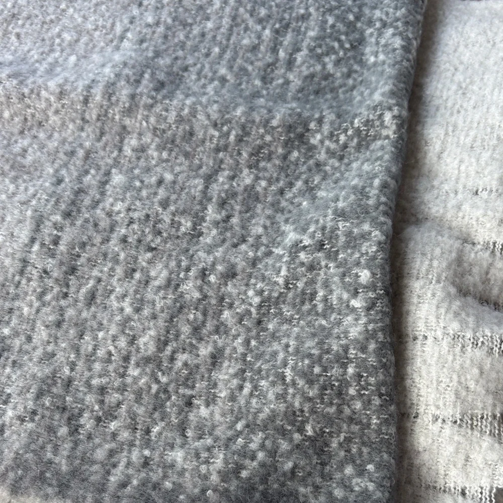 Cozy Gray/Cream Scarf - OS